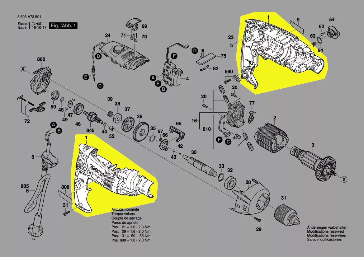 Coquille réf. 2 609 005 616 Bosch